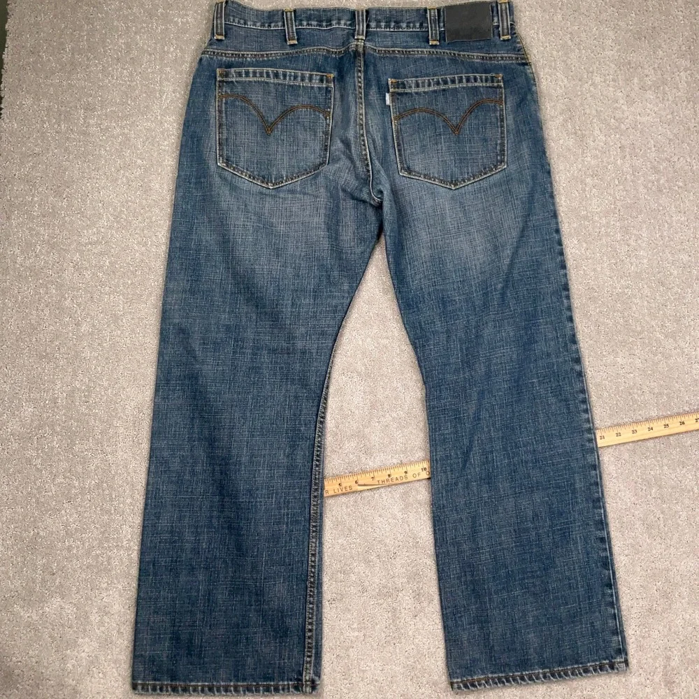 Levi's SilverTab Jeans Men 38x32 Blue Bootcut Relaxed Fit Denim
